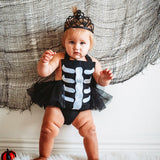 Skeleton Bones Tulle Romper