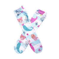 Pink Mermaid Knee High Socks