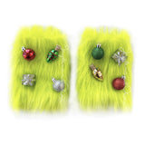 "The Grinch" Christmas Tree Faux Fur Leg Warmers