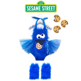 Royal Blue "Cookie Monster" Faux Fur Leg Warmers