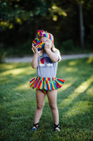 Rainbow Stripes Bloomer Skirt