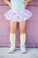 Pink Unicorns & Glitter Bloomer Skirt