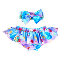 Blue Candyland Bloomer Skirt