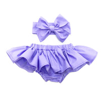 Solid Lavender Bloomer Skirt