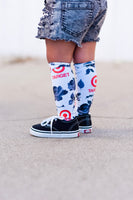 Target Floral Knee High Socks