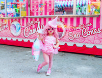 Pink Cotton Candy inspired Romper