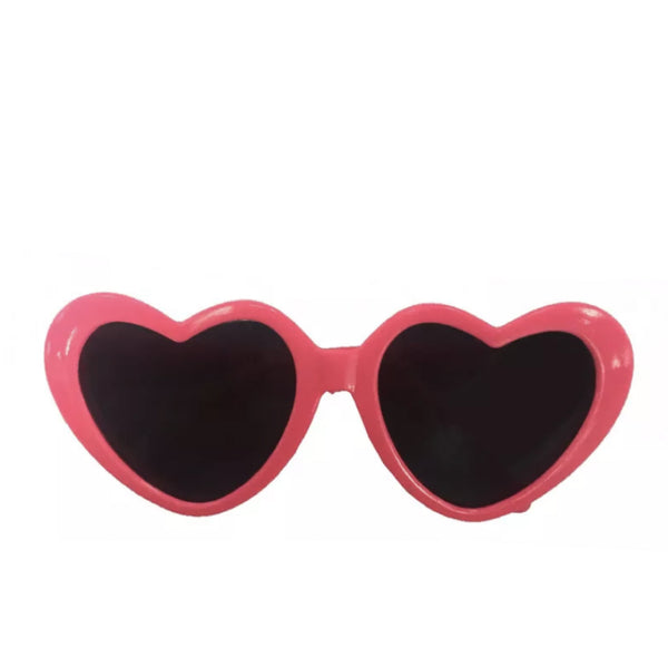Hot Pink Minikane Heart Shaped Sunglasses