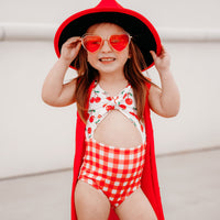 Cherry Gingham One piece