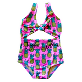 Pink Pineapple One piece