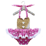 DELUXE Heart Gingerbread Girl Romper