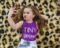 Tiny Teenager (Purple Tank)