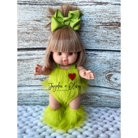 Lime Green Minikane Hair Bow