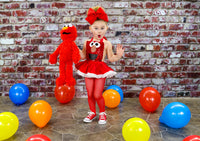 DELUXE Elmo inspired Romper