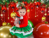 Holiday Blend Drink + GREEN TUTU Romper