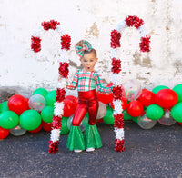 Red/Green Christmas Plaid Leotard