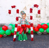 Red/Green Christmas Plaid Leotard