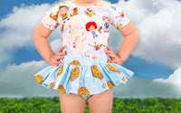Baby Blue Balloons “UP” Bloomer Skirt