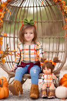 Green Autumn Plaid Top (Child)