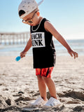 Beach Hunk (Black Tank)