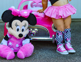 Minnie Checkered Knee High Socks