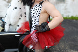 Half & Half RED Cruella Romper