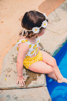 Rubber Ducky Yellow Dots One piece