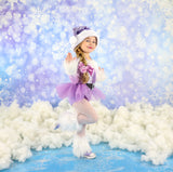 Extra Fluffy Sparkle LAVENDER Santa Romper