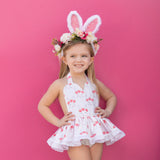 Classic White Bunny Face Romper