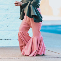 SOLID Dusty Rose Bell Bottoms