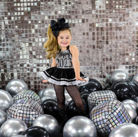 DELUXE SILVER 2024 New Years Eve Tuxedo Romper