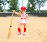 A League of Their Own inspired Romper