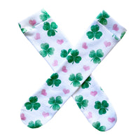 Pink Shamrock ST. PATRICK'S DAY Knee High Socks