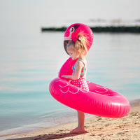 Teal Flamingo Gingham One piece