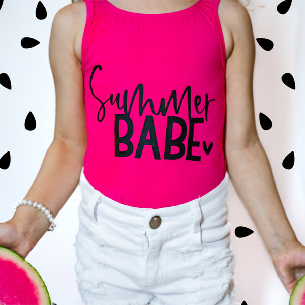Summer Babe (Hot Pink Tank)