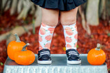 Pumpkin Knee High Socks