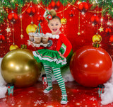 Holiday Blend Drink + GREEN TUTU Romper