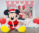 Faux Fur *Limited Edition* Black MINNIE Christmas Romper