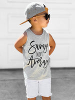 Savage NOT Average (Grey Tank)