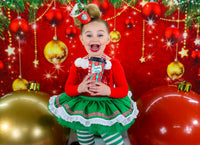 Holiday Blend Drink + GREEN TUTU Romper