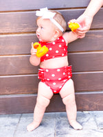 Red Polka Dot Two Piece