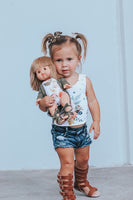 Olive Floral Top (Child)