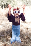 Baby Blue Stripe Bell Bottoms