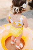 Rubber Ducky Yellow Dots One piece