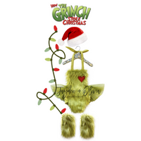 Faux Fur Grungy Grinch Romper