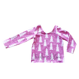 Pink Christmas Trees Top (Child)