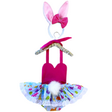 Colorful Bunny Tails Romper