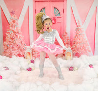 DELUXE BABY PINK Nutcracker + PINK TUTU Romper