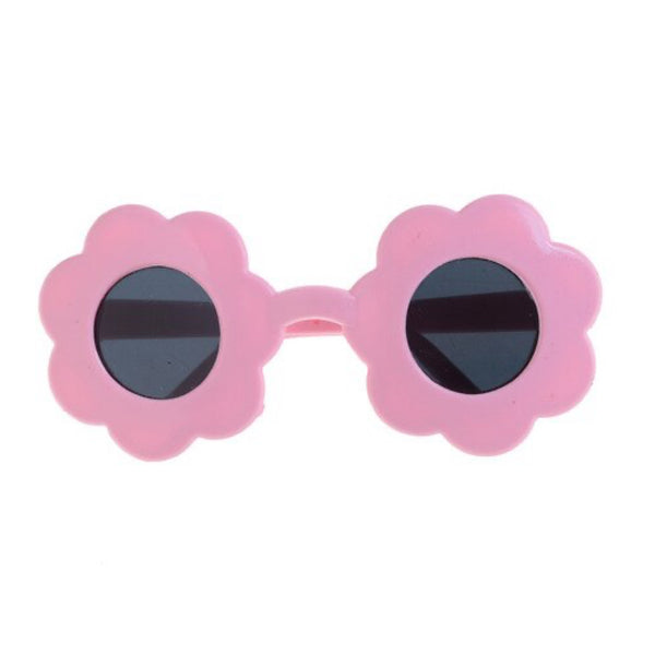 Baby Pink Minikane Flower Shaped Sunglasses