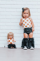 White Pumpkin Dot Top (Child)