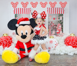 Faux Fur *Limited Edition* Black MINNIE Christmas Romper